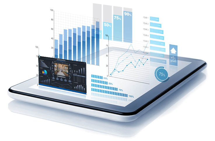 余囤智慧農貿.市場總覽大屏